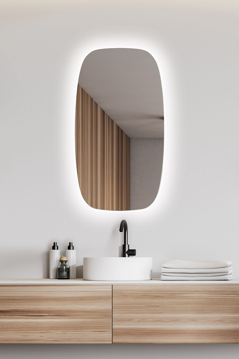 LUSTRO W KSZTAŁCIE BECZKI - BARREL