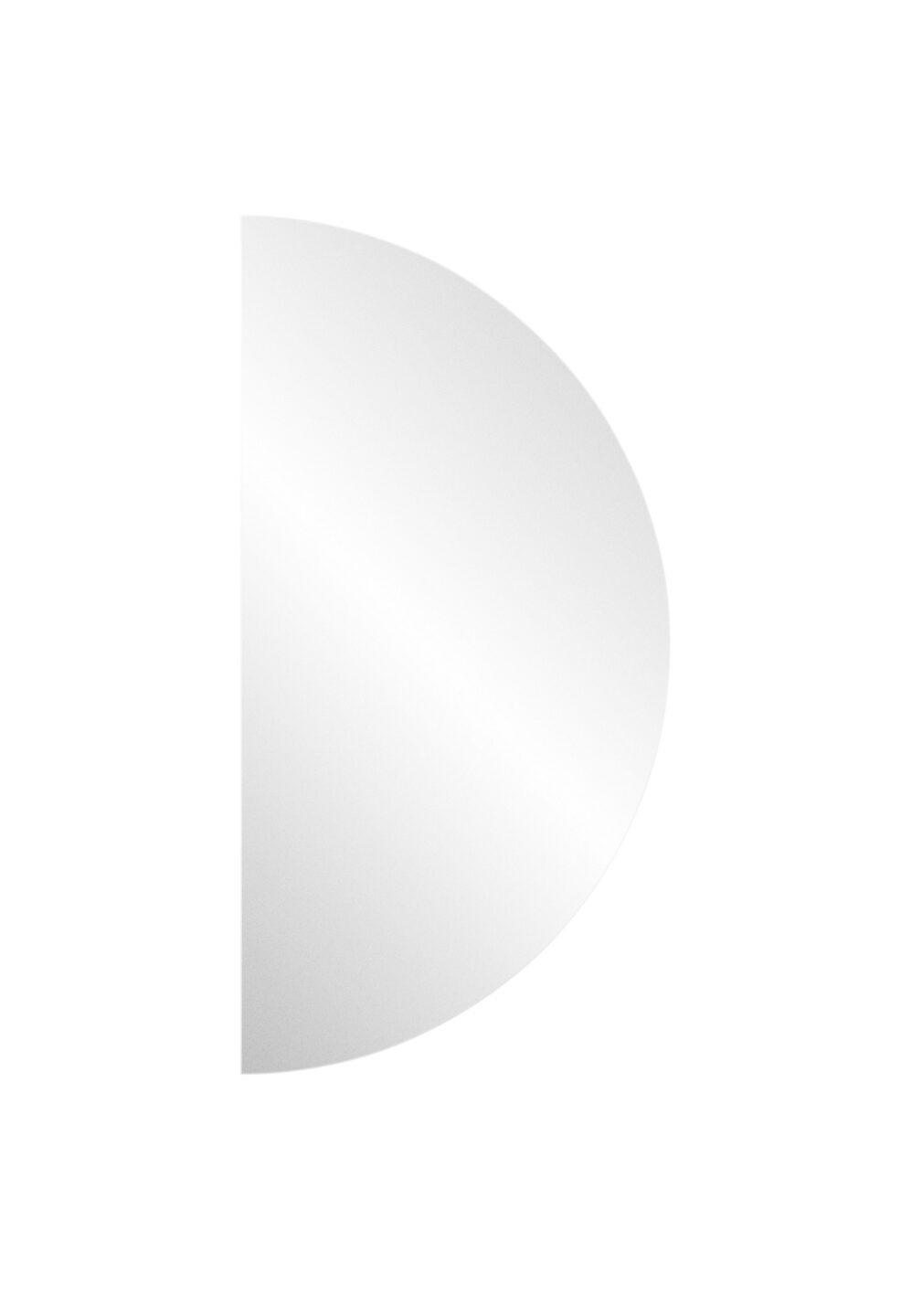 lustro moonlight led na białym tle