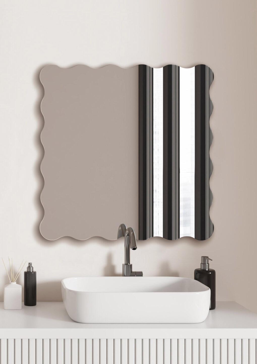 BISCUIT - LUSTRO DEKORACYJNE DO ŁAZIENKI