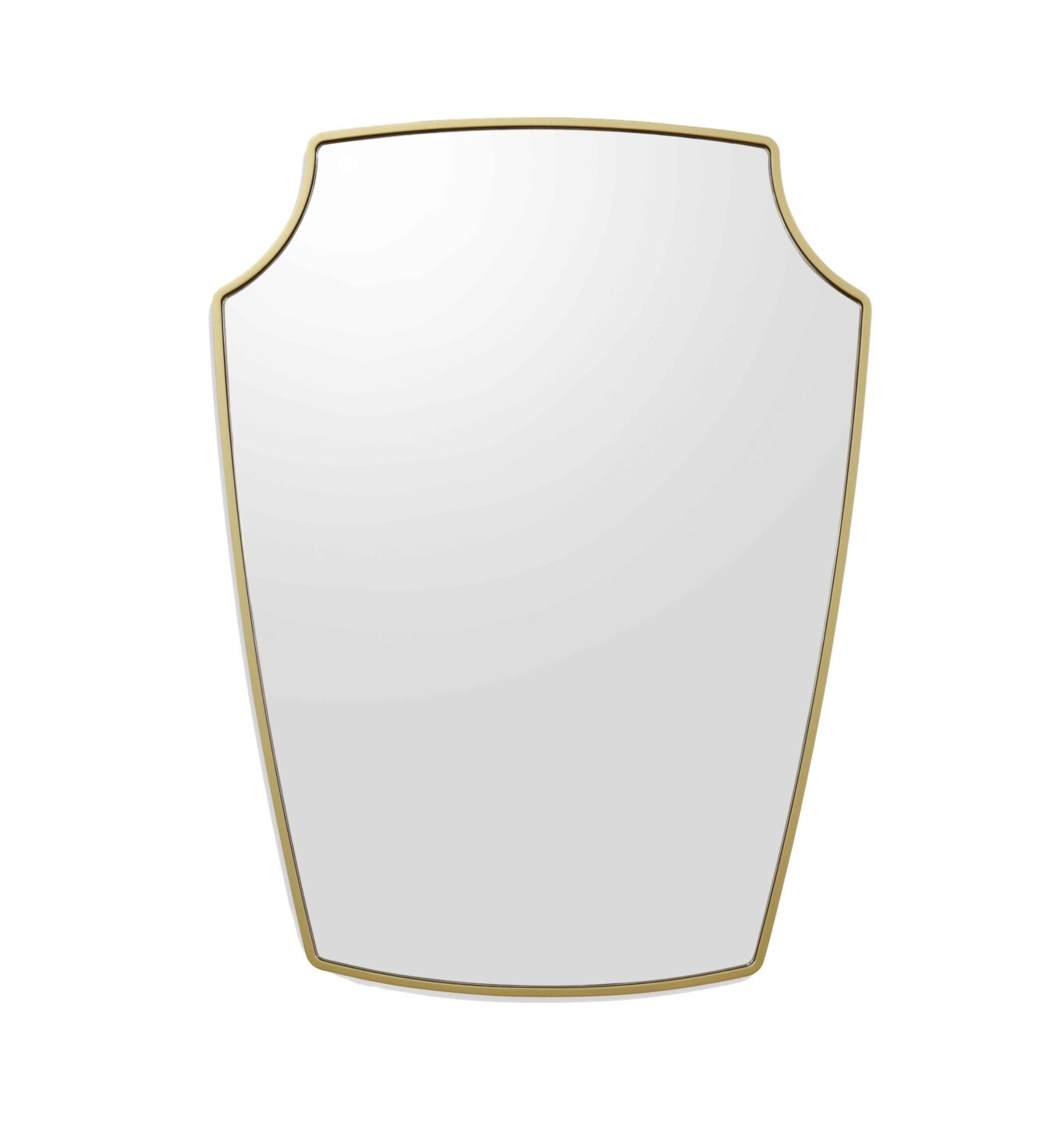 LUSTRO W ZŁOTEJ RAMIE W STYLU MODERN FARMHOUSE - 60x80