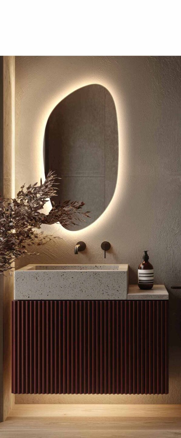 LUSTRO SLIMMY LED - O ORGNICZNYM KSZTAŁCIE